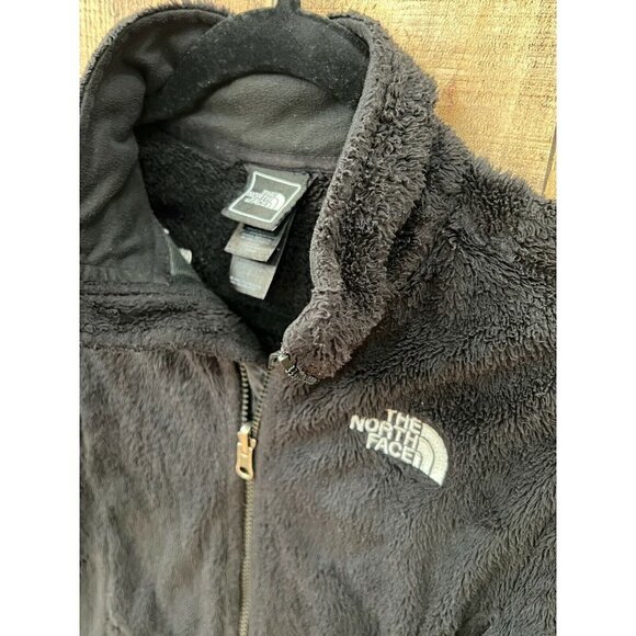 The North Face Osito Fleece Jacket Women’s XS Black Hand Pockets Full Zip Front - Picture 2 of 11